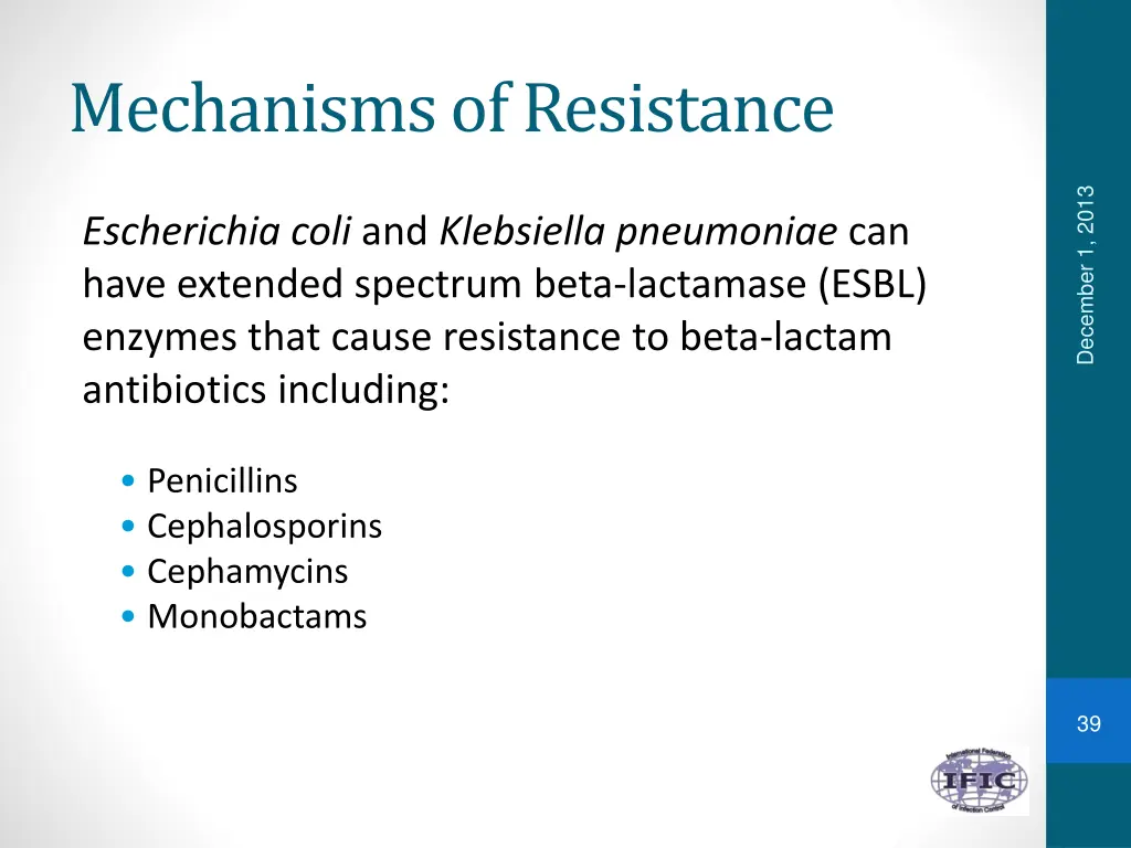 mechanisms of resistance