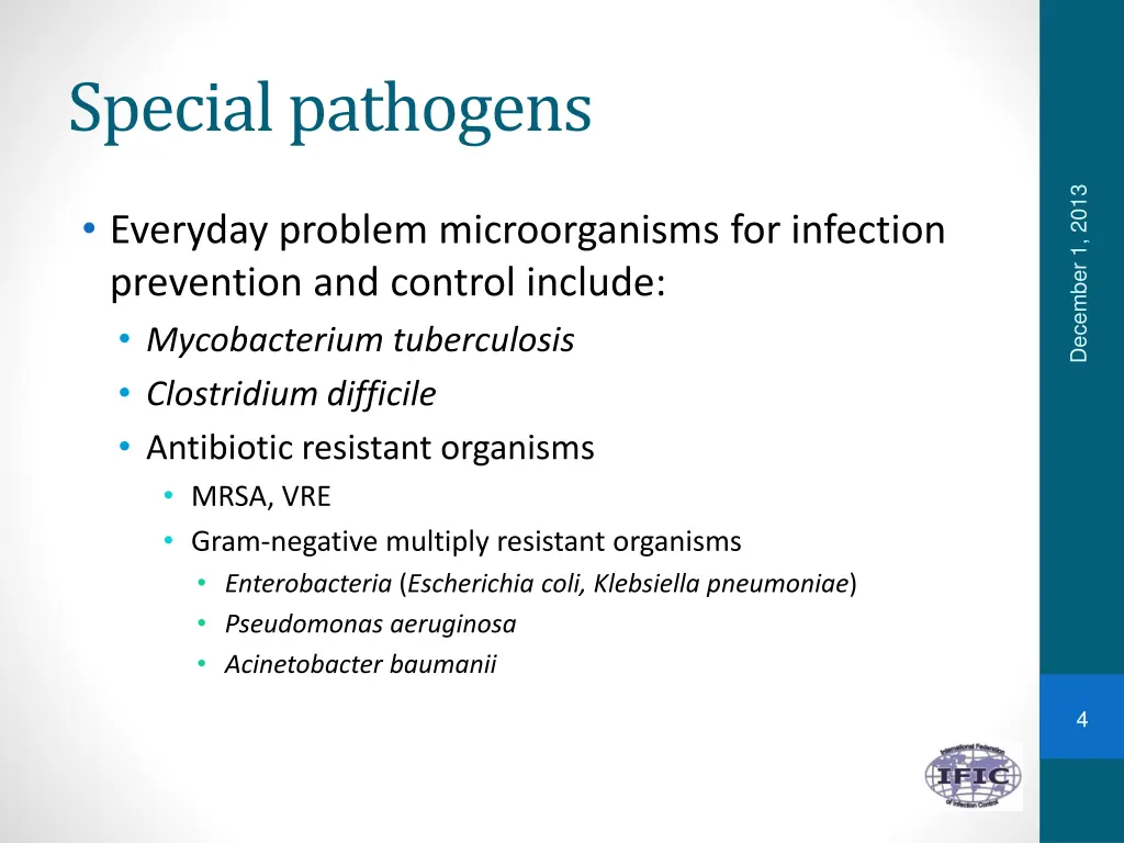 special pathogens