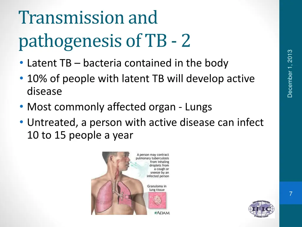 transmission and pathogenesis of tb 2 latent