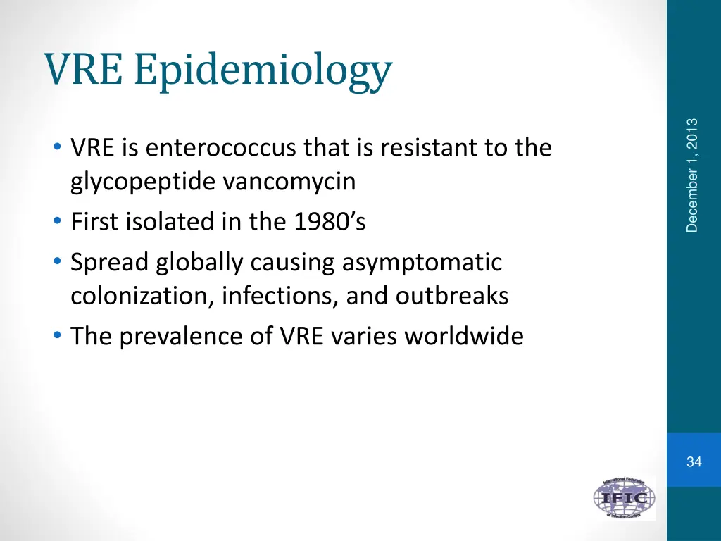 vre epidemiology