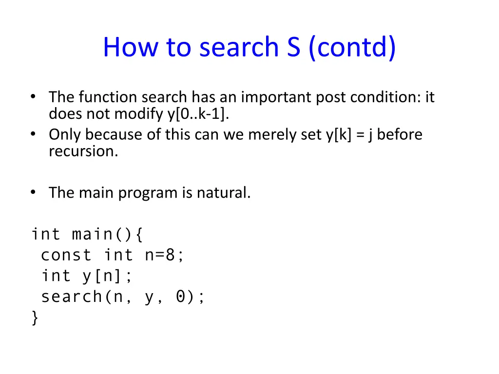 how to search s contd 1