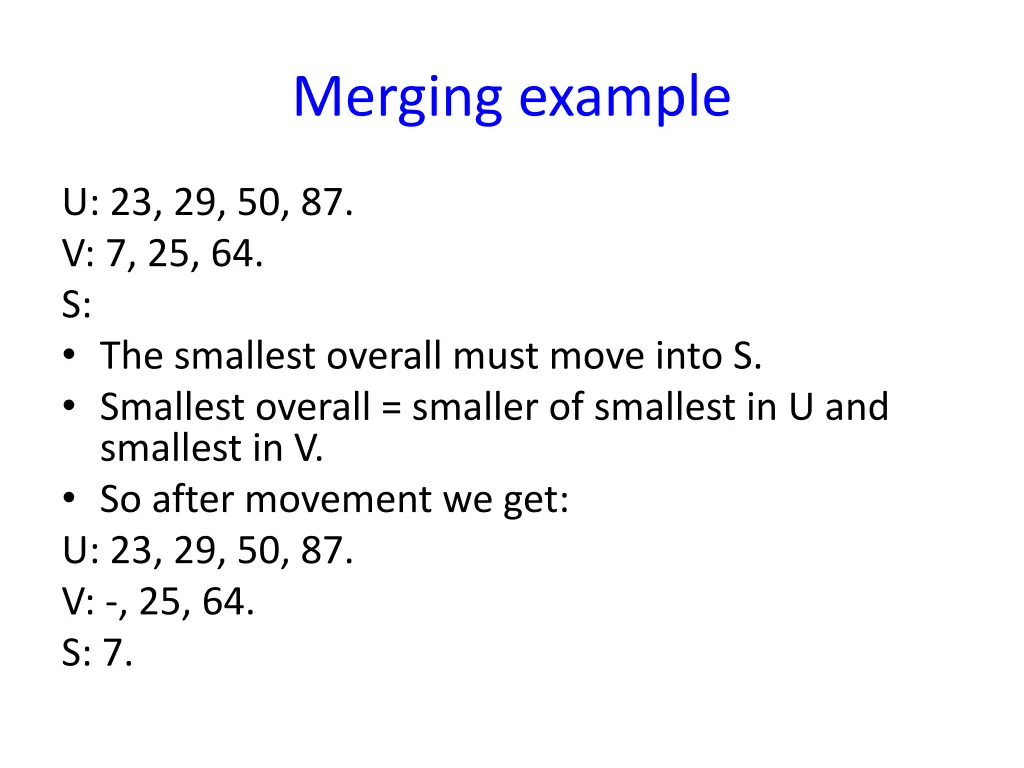 merging example