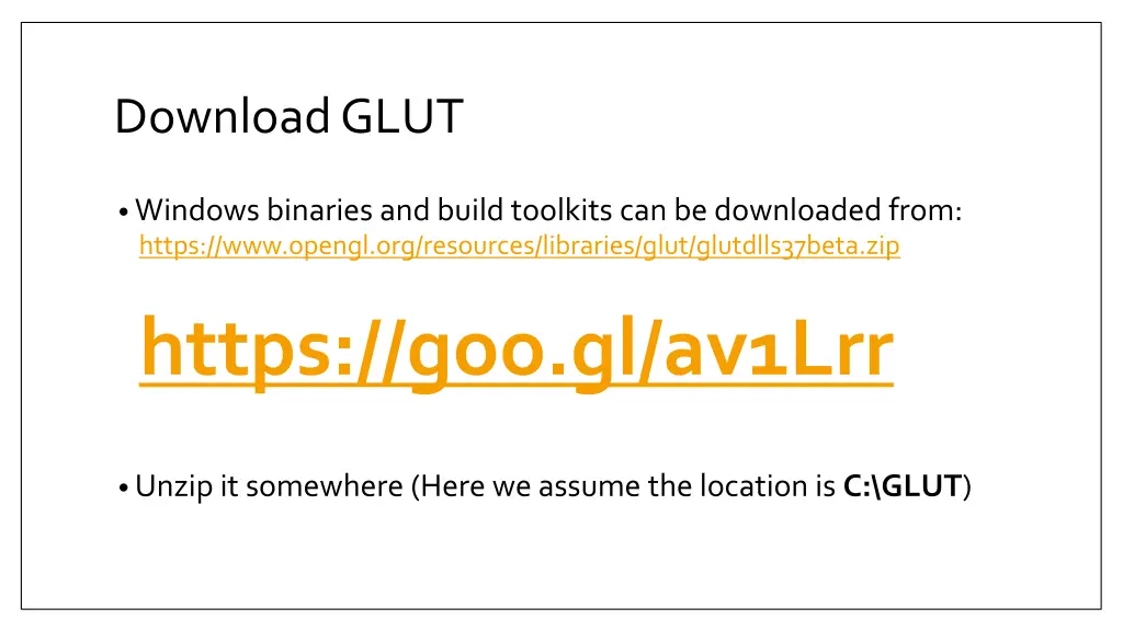 download glut