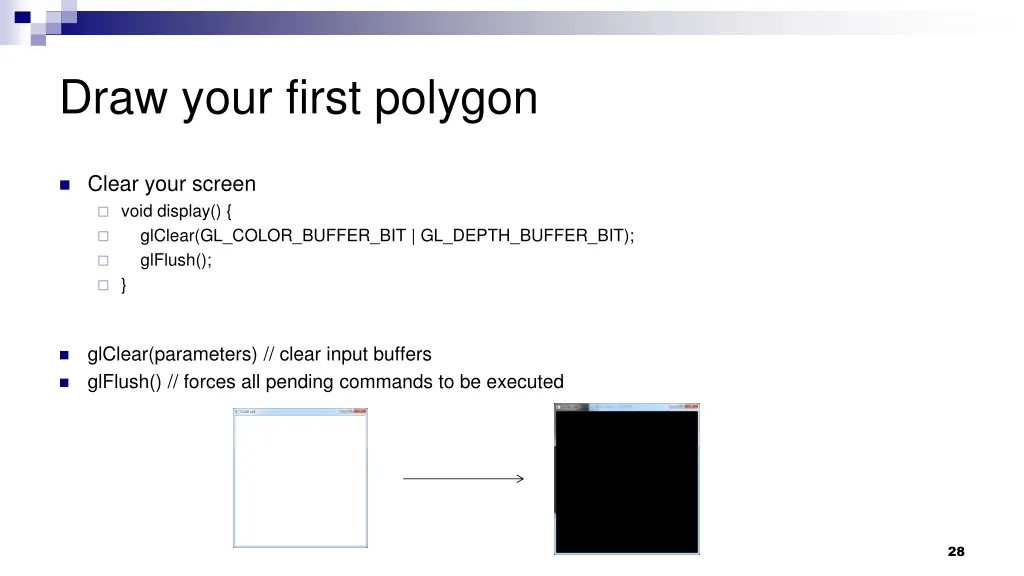 draw your first polygon 1