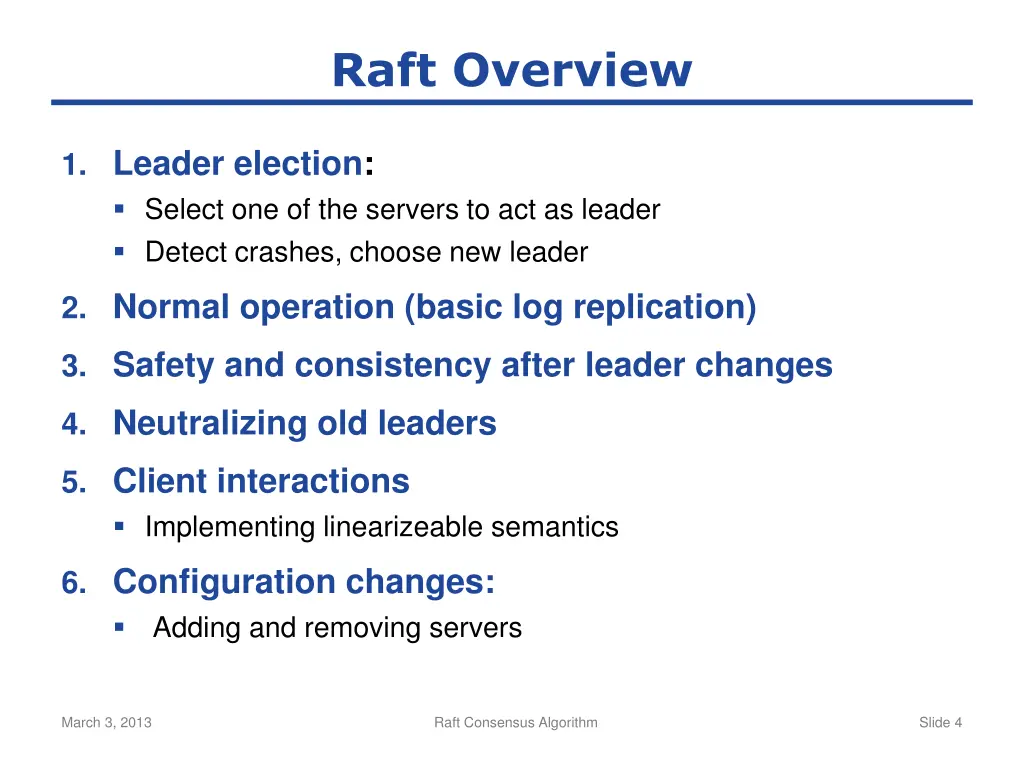 raft overview