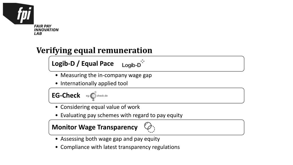 verifying equal remuneration