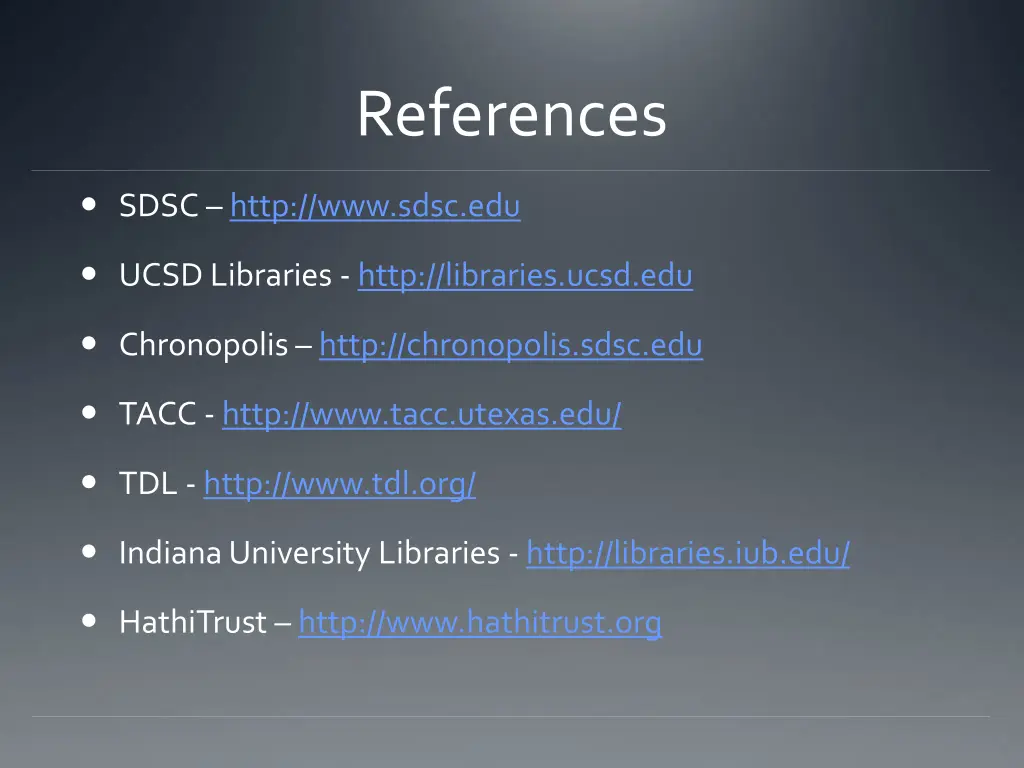 references