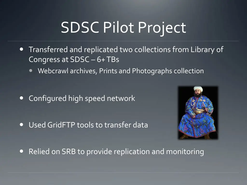 sdsc pilot project