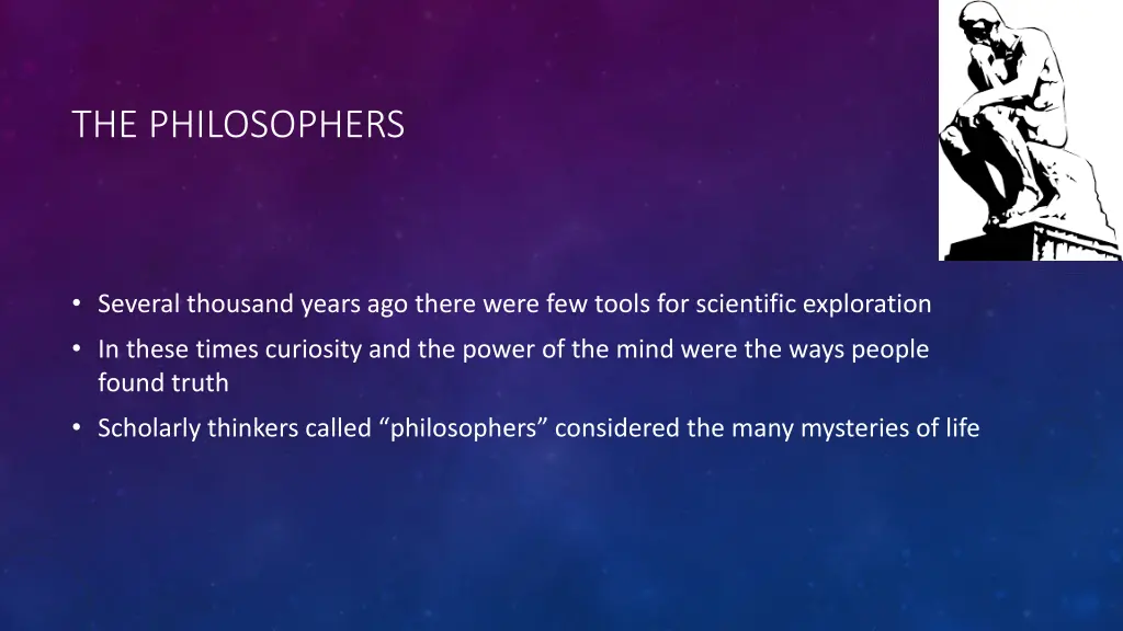 the philosophers