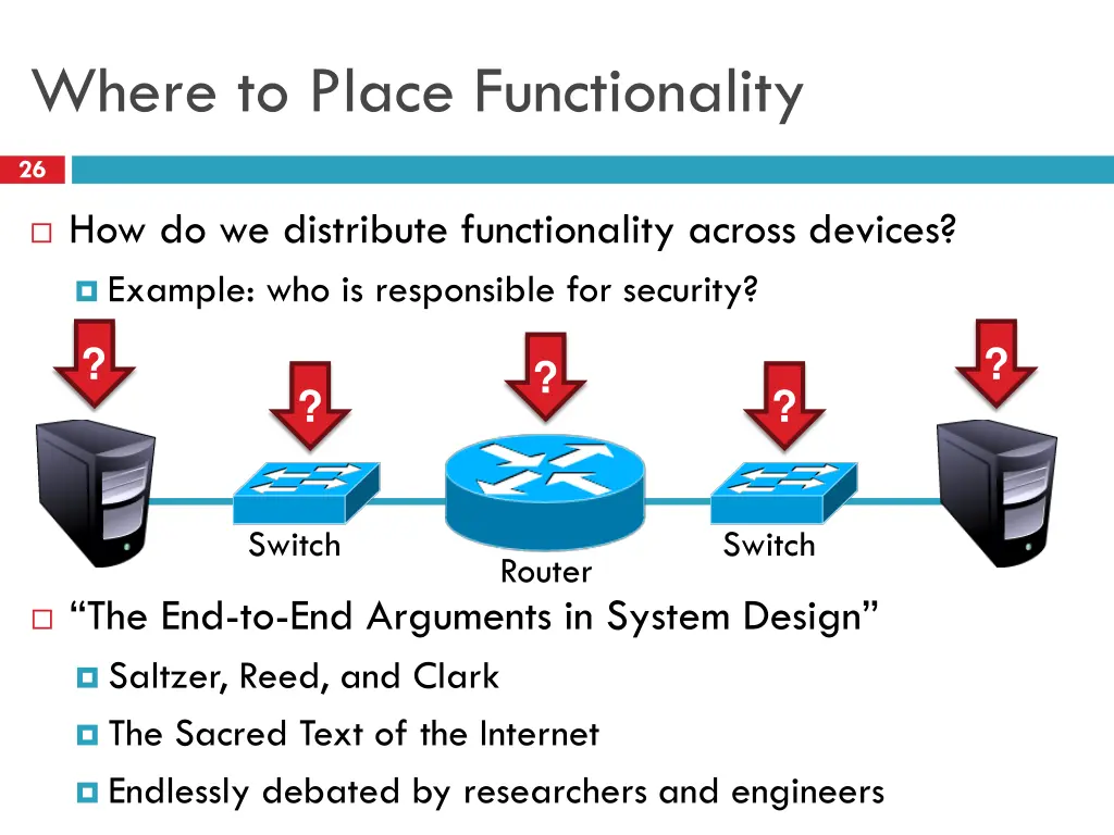 where to place functionality