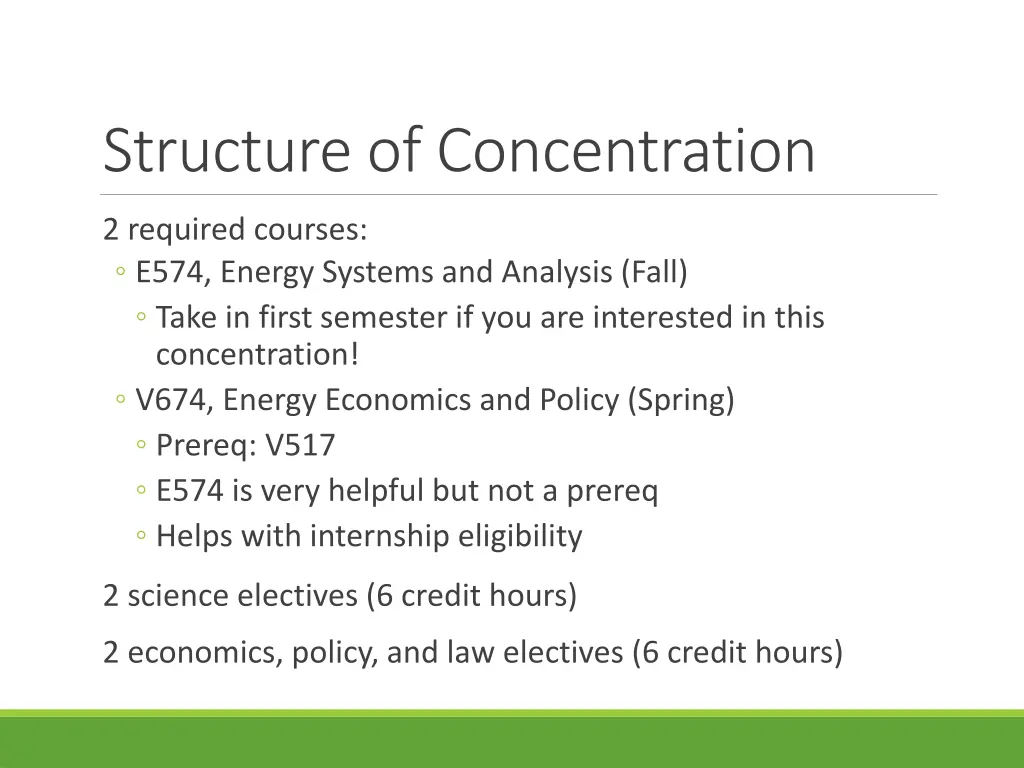 structure of concentration