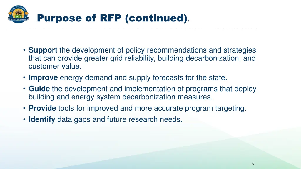 purpose of rfp continued 1