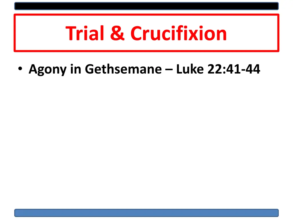 trial crucifixion