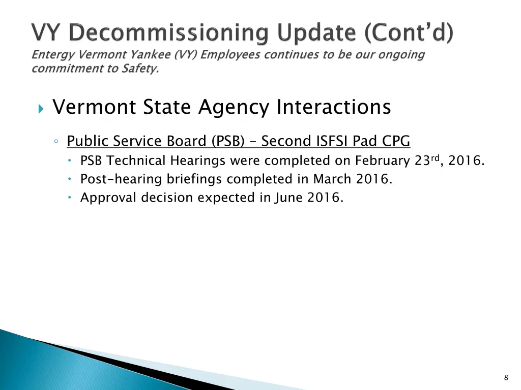 vermont state agency interactions