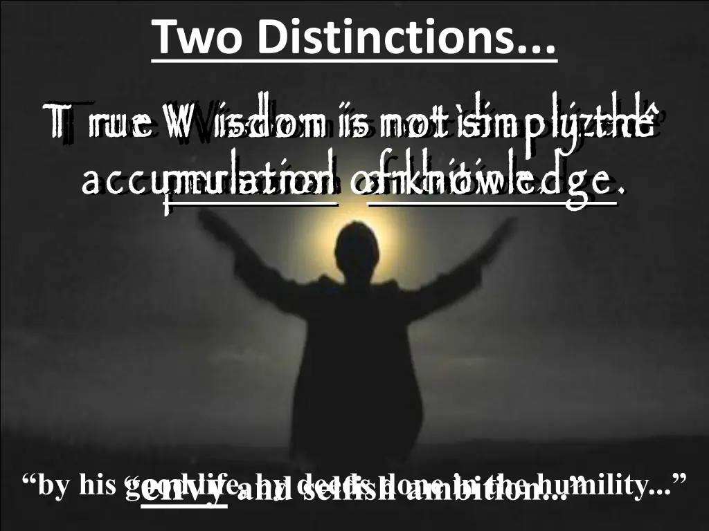 two distinctions