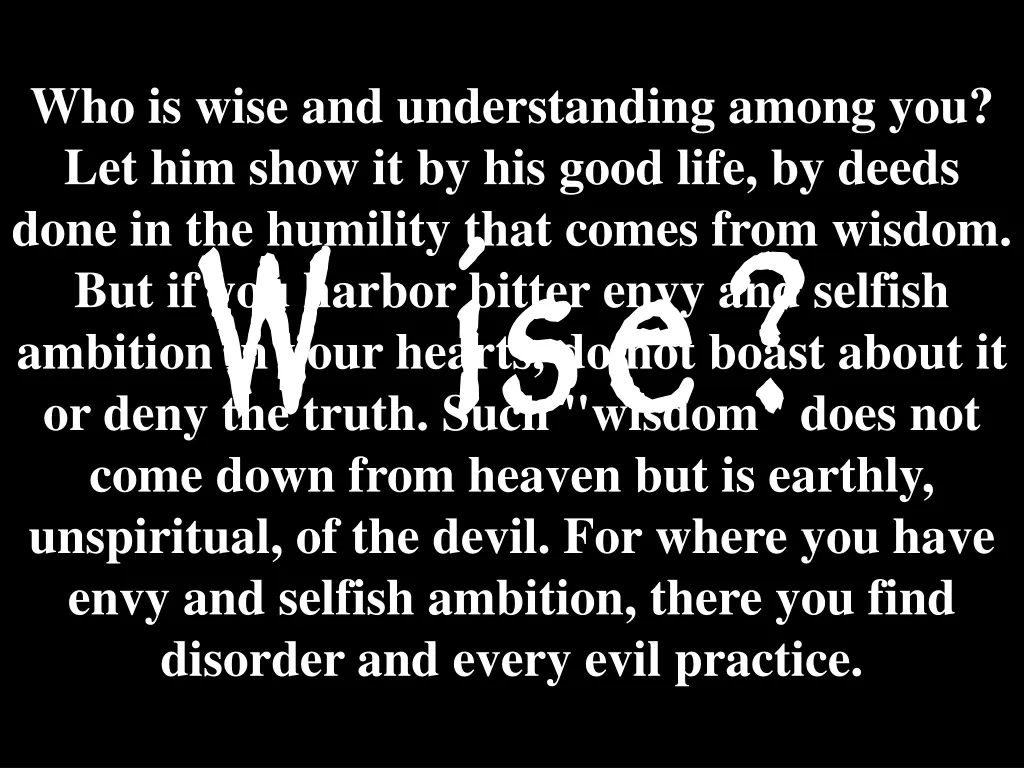 who is wise and understanding among