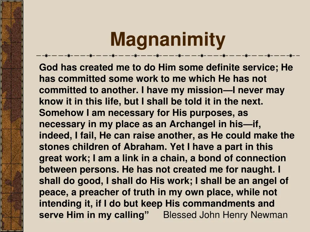 magnanimity