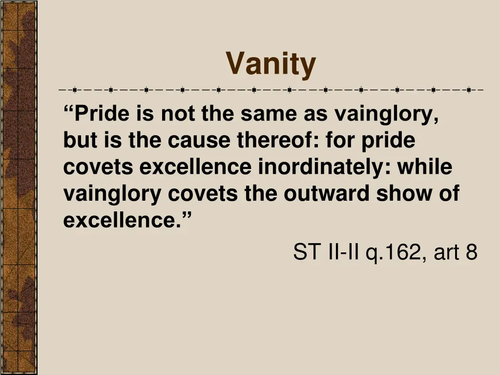 vanity