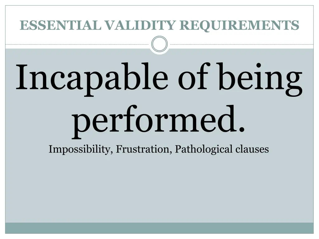 essential validity requirements 4