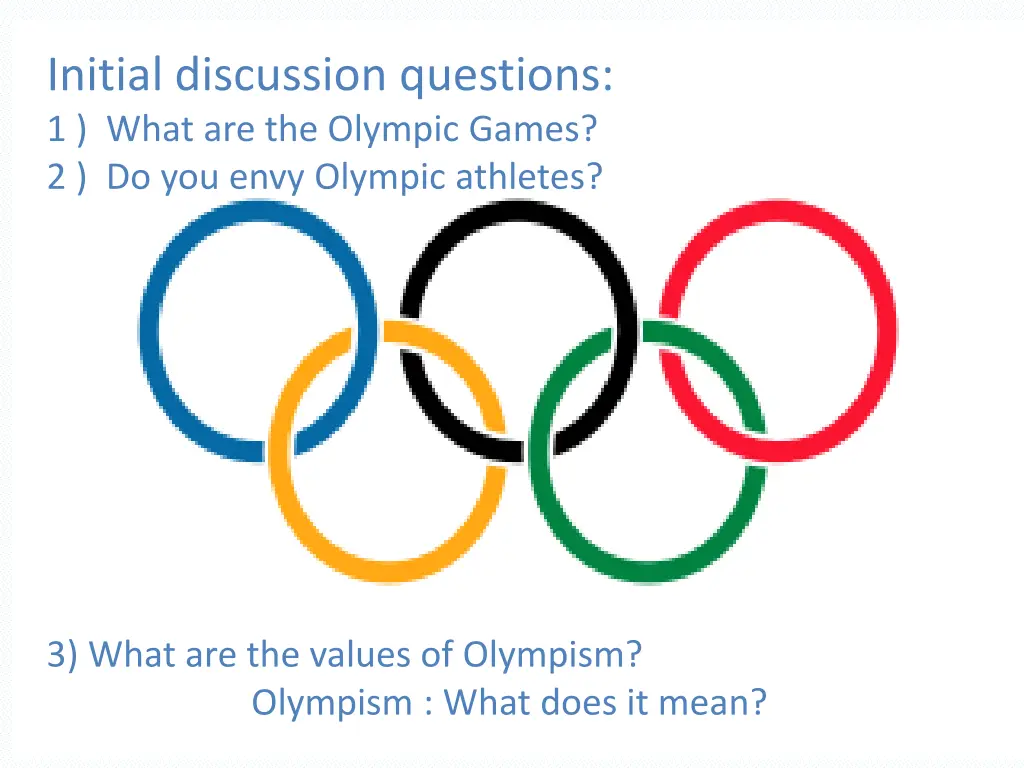 initial discussion questions 1 what