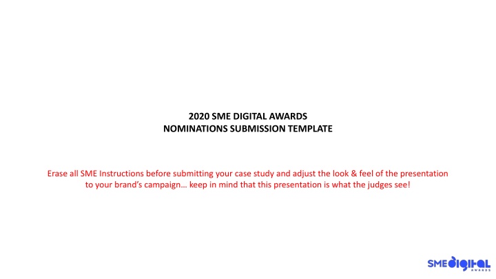 2020 sme digital awards nominations submission