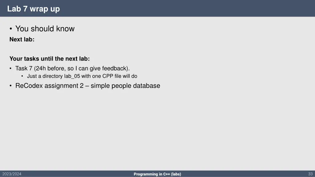 lab 7 wrap up