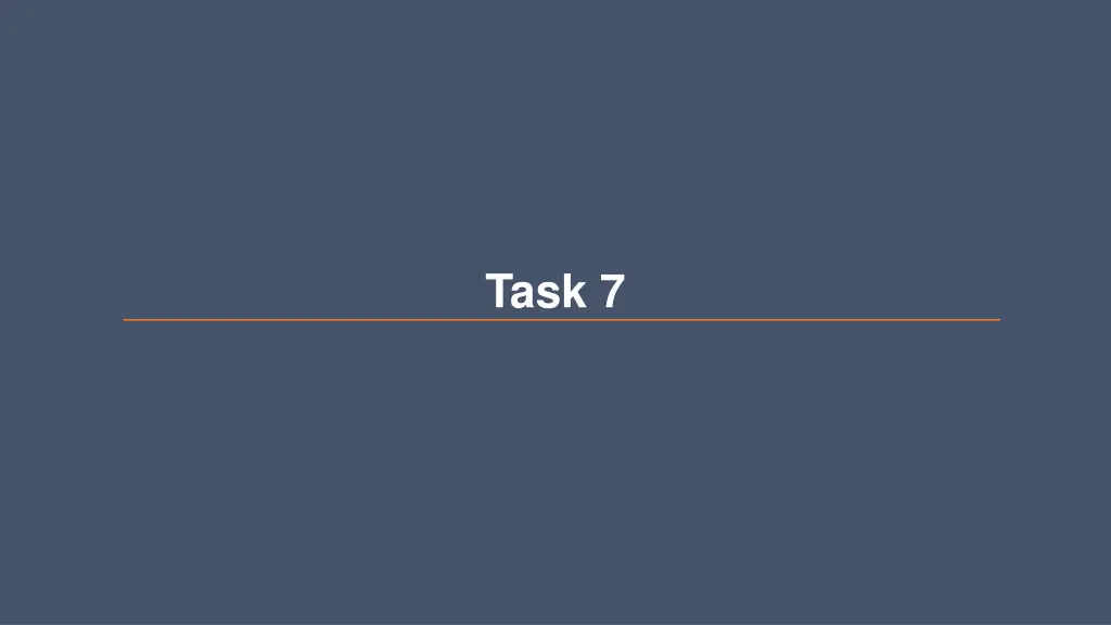 task 7