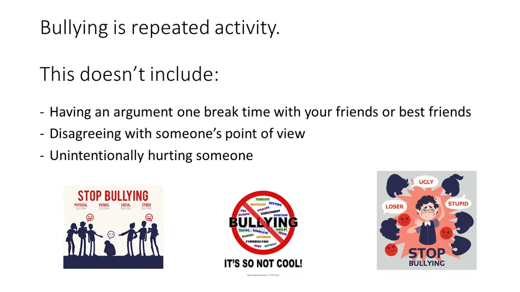 bullying is repeated activity