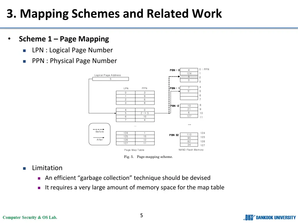 3 mapping schemes and related work