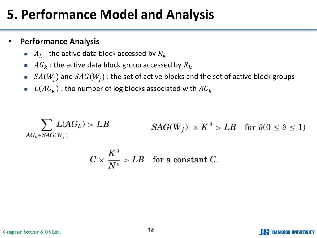 5 performance model and analysis 1