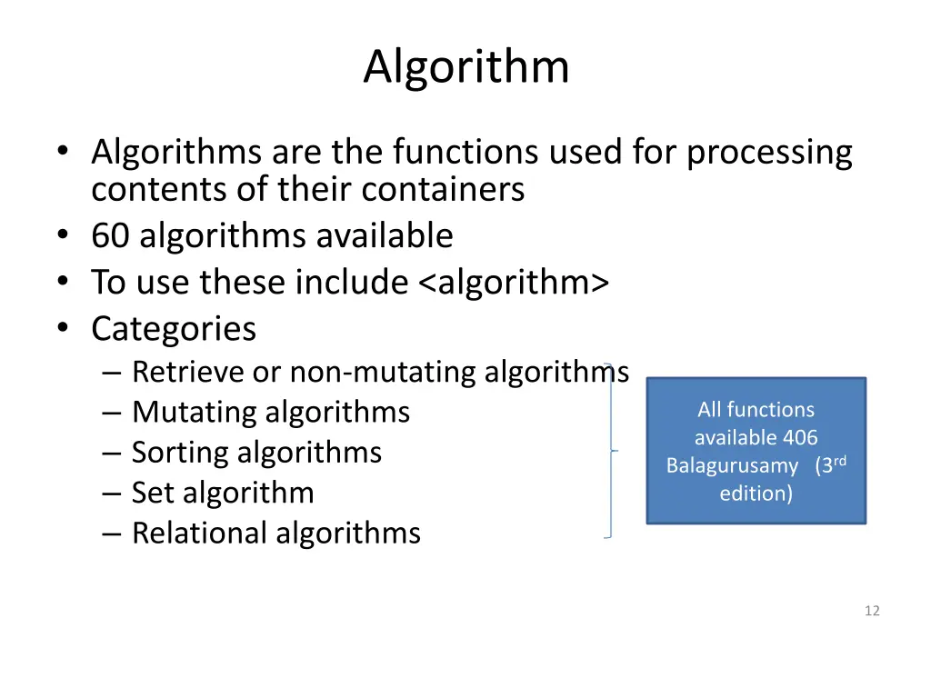 algorithm