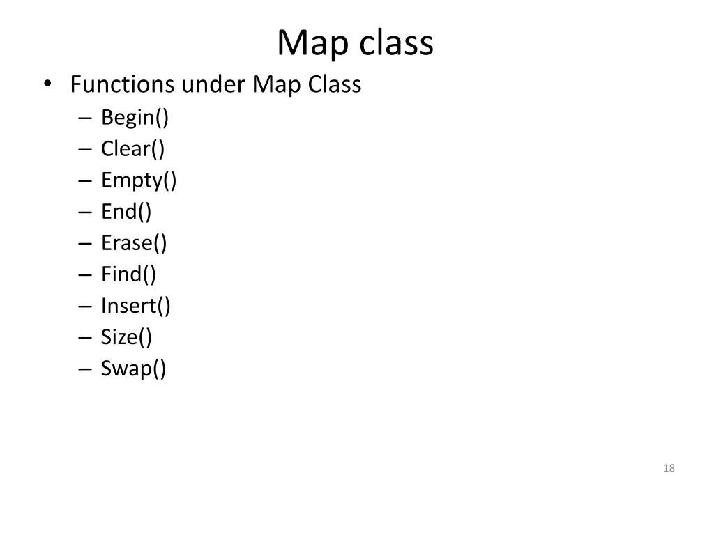 map class