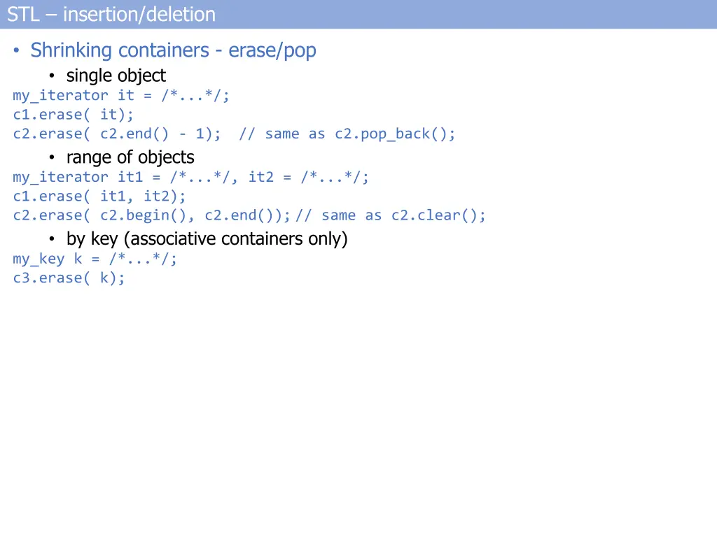 stl insertion deletion 2