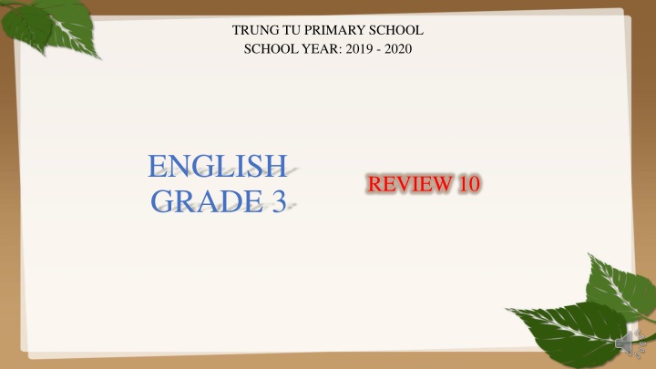 trung tu primary school school year 2019 2020