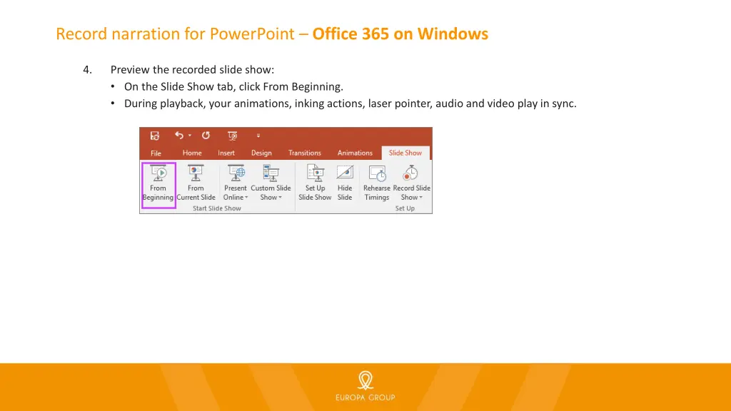 record narration for powerpoint office 2