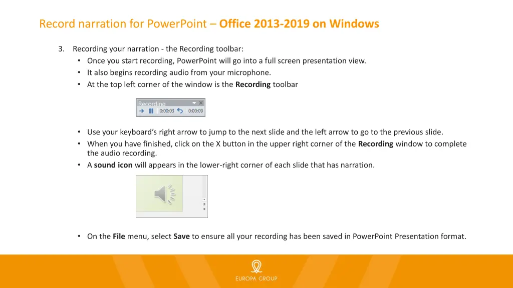 record narration for powerpoint office 2013 2019 1