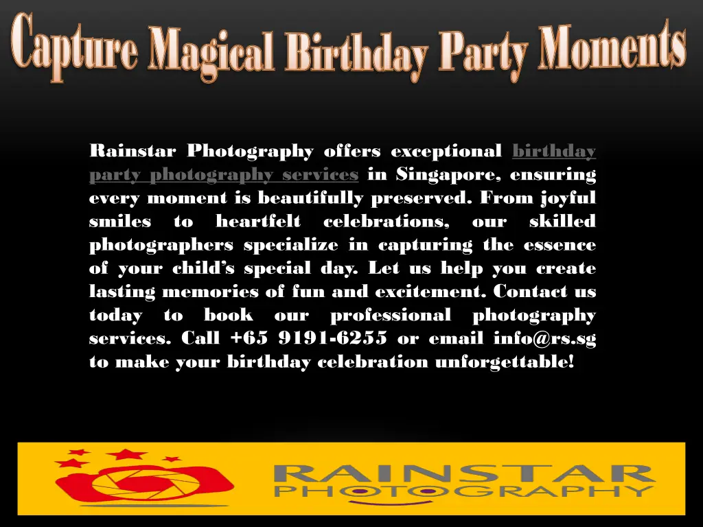 capture magical birthday party moments capture 3