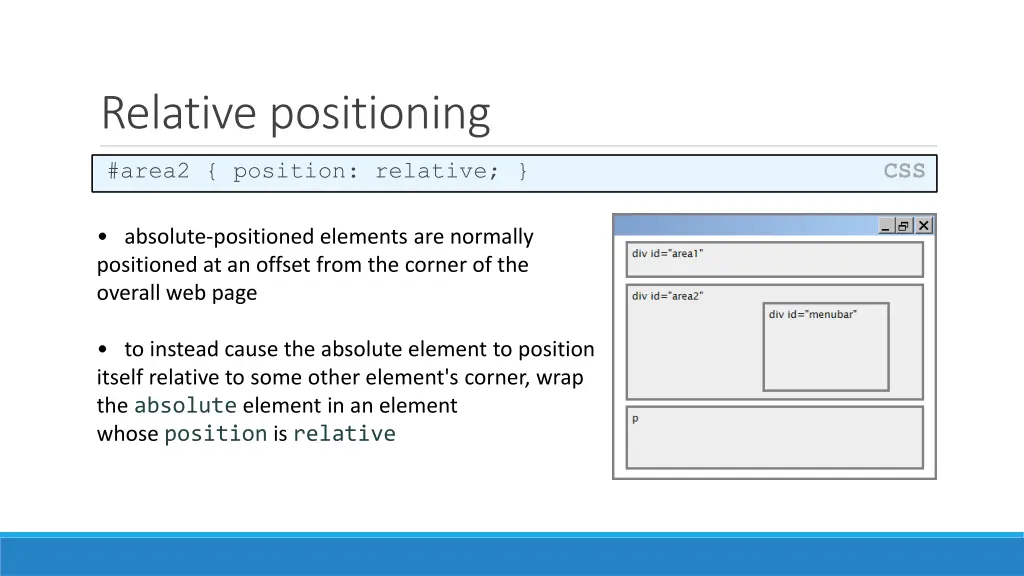 relative positioning