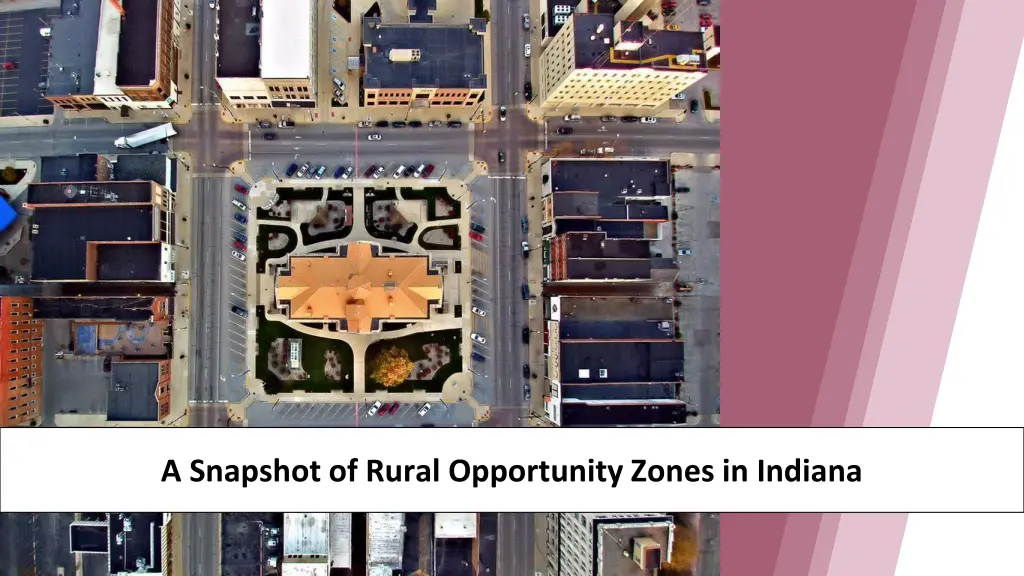 a snapshot of rural opportunity zones in indiana