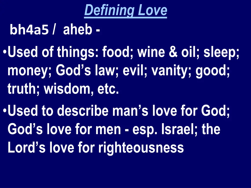 defining love 1