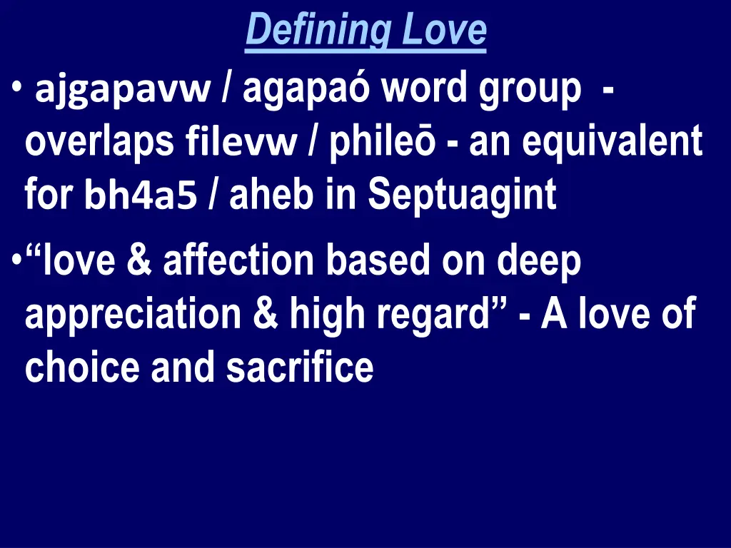 defining love 5