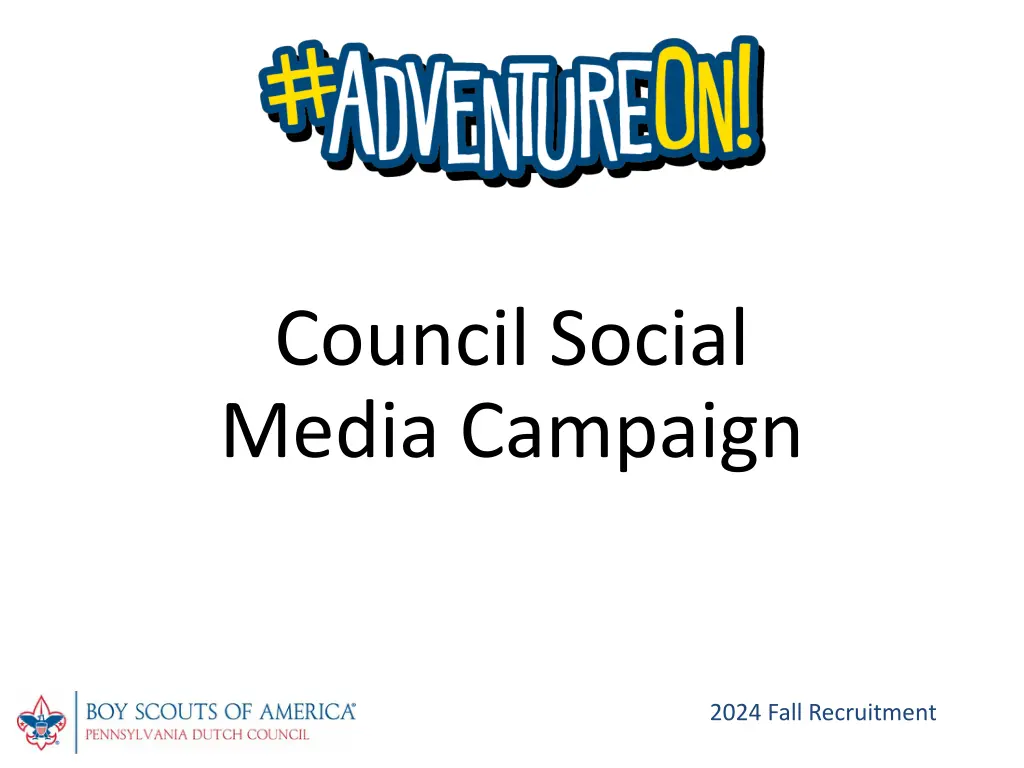 council social media campaign