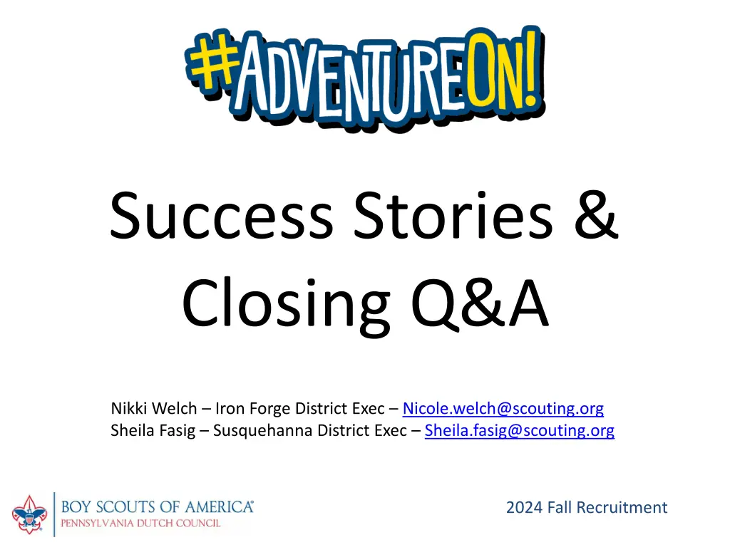 success stories closing q a