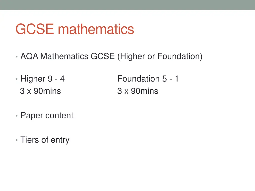 gcse mathematics