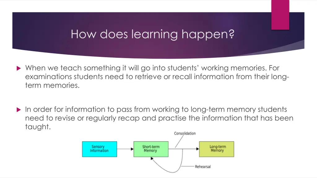 how does learning happen