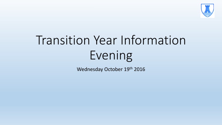 transition year information evening