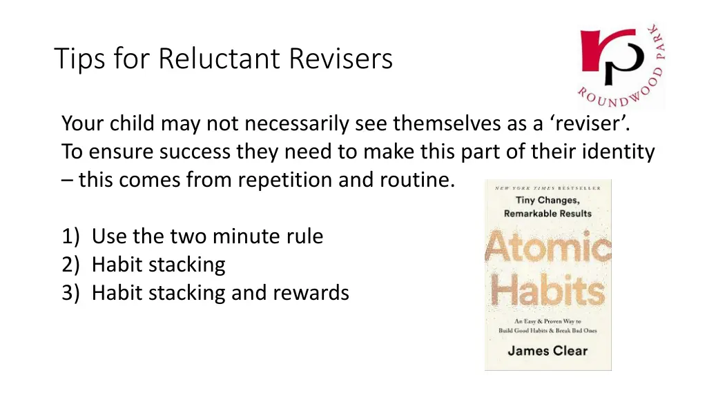 tips for reluctant revisers