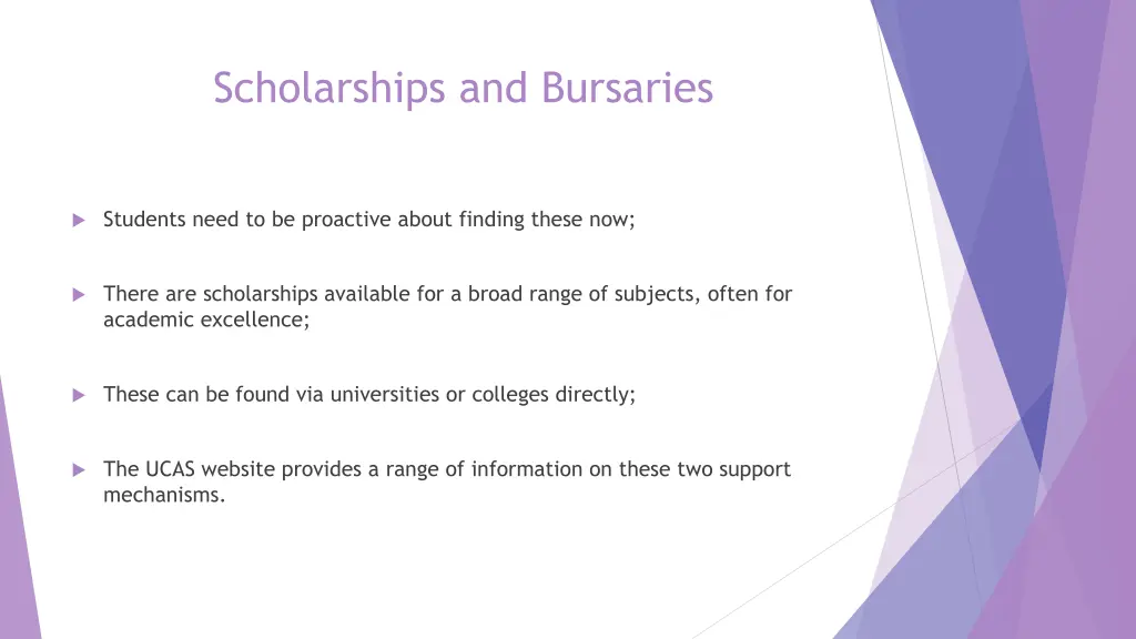 scholarships and bursaries