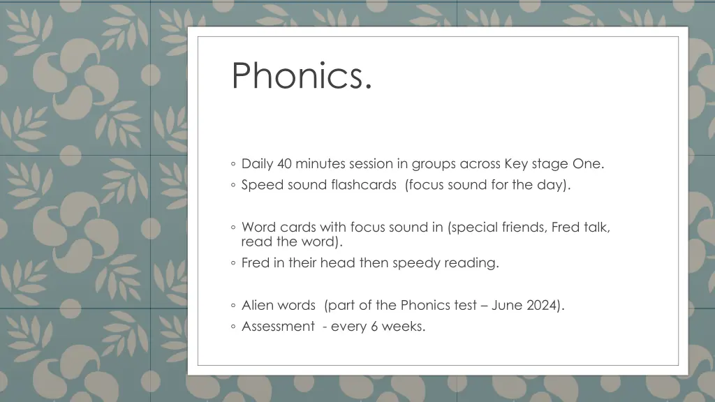 phonics