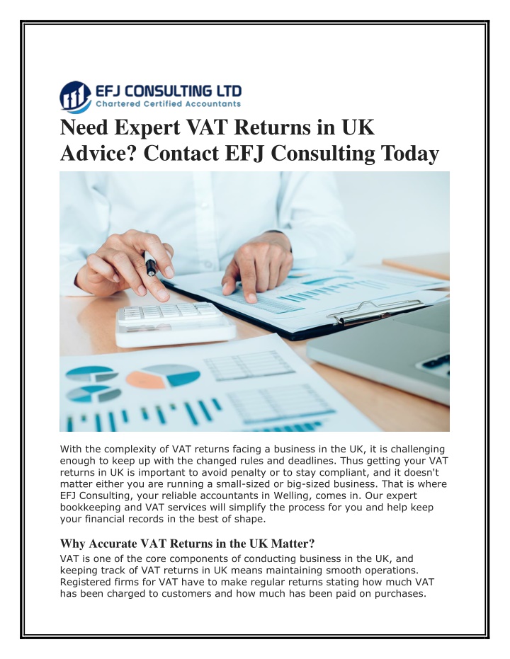 need expert vat returns in uk advice contact